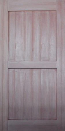 BD-2P is a natural timber barn door in a farmhouse style with 1 horizontal timber panel in the middle of door