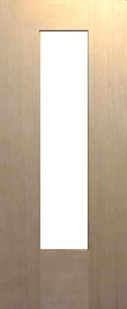 BF-1V is a natural timber door with 1 glass panel in the middle of the door