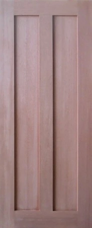 SP-SK2V is a natural timber door in a shaker style with 1 vertical timber panel in the middle of door
