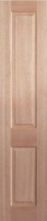 SL-COL is a natural timber side door with 1 decorative channel, one in top two thirds of door and one in the bottom third of door. Pairs with SP-2P and SP-4COL.