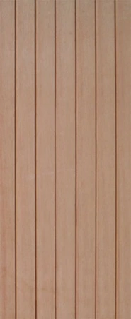 GD-SHLP is a natural timber door in a beach house style with vertical panels