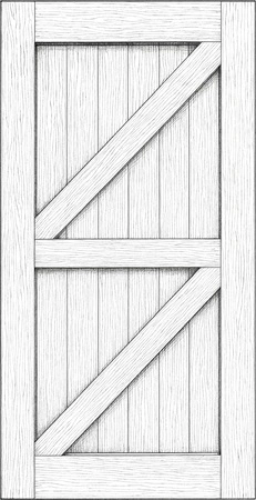 BD-BARN is a natural timber barn door in a farmhouse style with a double Z brace